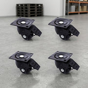 2.5 Inch Heavy Duty Nylon Castor Wheels Set 4 with Brake V63-954981