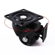 2.5 Inch Heavy Duty Nylon Castor Wheels Set 4 with Brake V63-954981