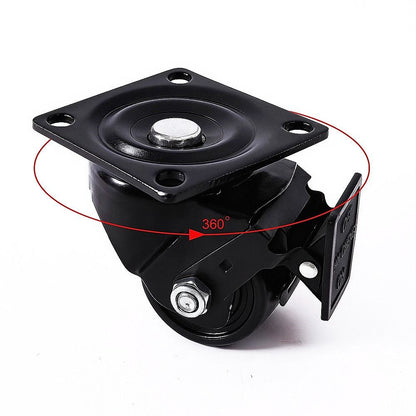2.5 Inch Heavy Duty Nylon Castor Wheels Set 4 with Brake V63-954981
