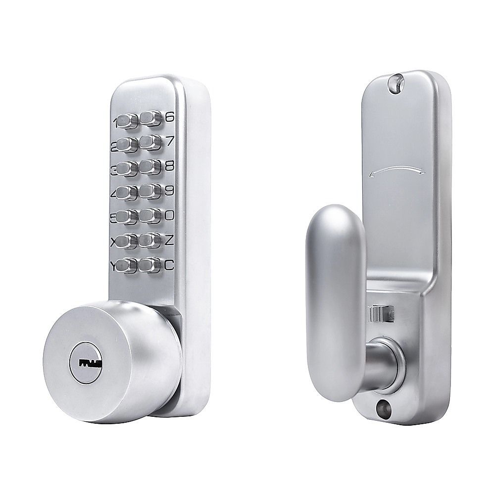 Mechanical Keyless Door Lock with Handle for Garage Office V63-955011