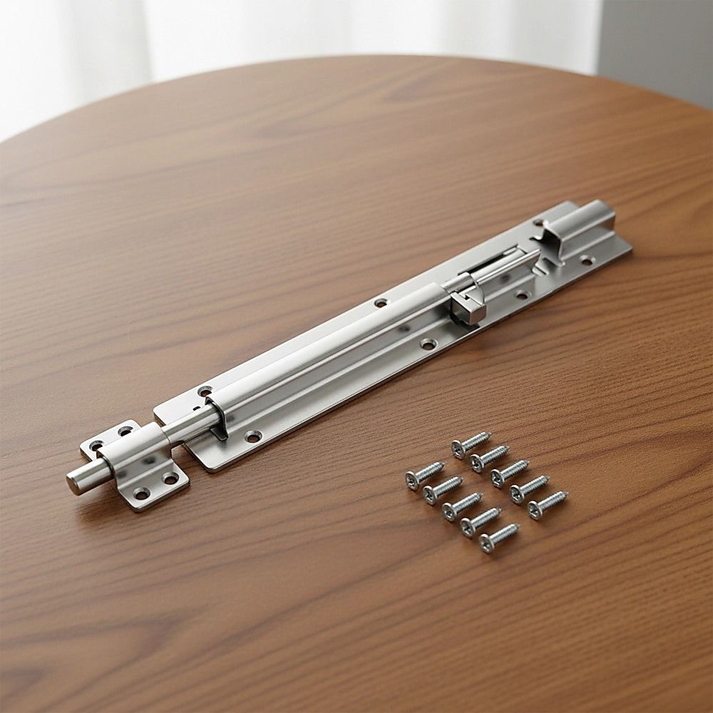 20cm Stainless Steel Sliding Door Lock Latch 10pcs Heavy Duty Security Bolt For Gates V63-955031