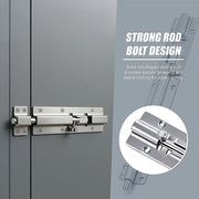 20cm Stainless Steel Sliding Door Lock Latch 10pcs Heavy Duty Security Bolt For Gates V63-955031