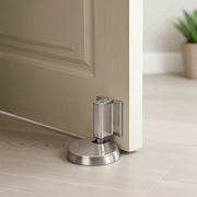 Zinc Alloy Door Stop Brushed Nickel Anti Collision V63-955041