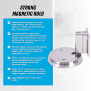 Zinc Alloy Door Stop Brushed Nickel Anti Collision V63-955041