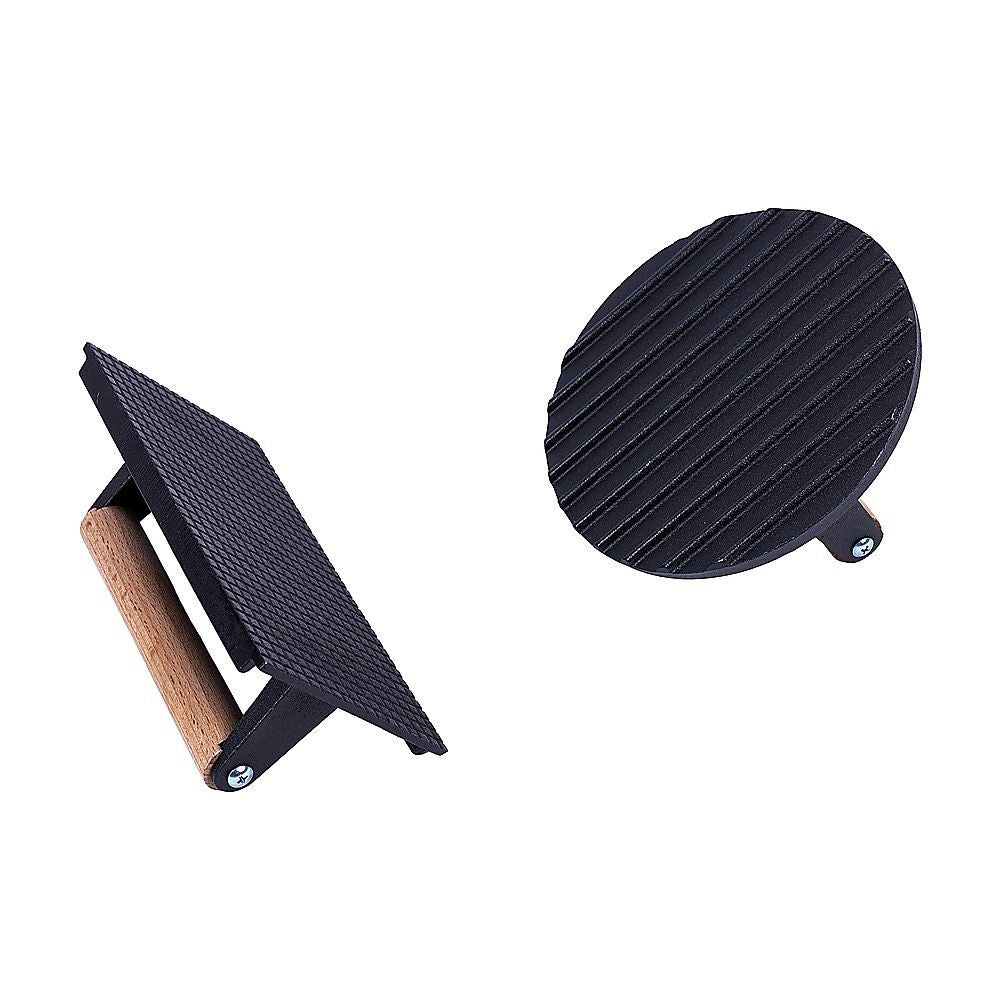 BBQ Steak Press with Handle Heavy Duty Grill Tool V63-955051