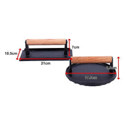 BBQ Steak Press with Handle Heavy Duty Grill Tool V63-955051