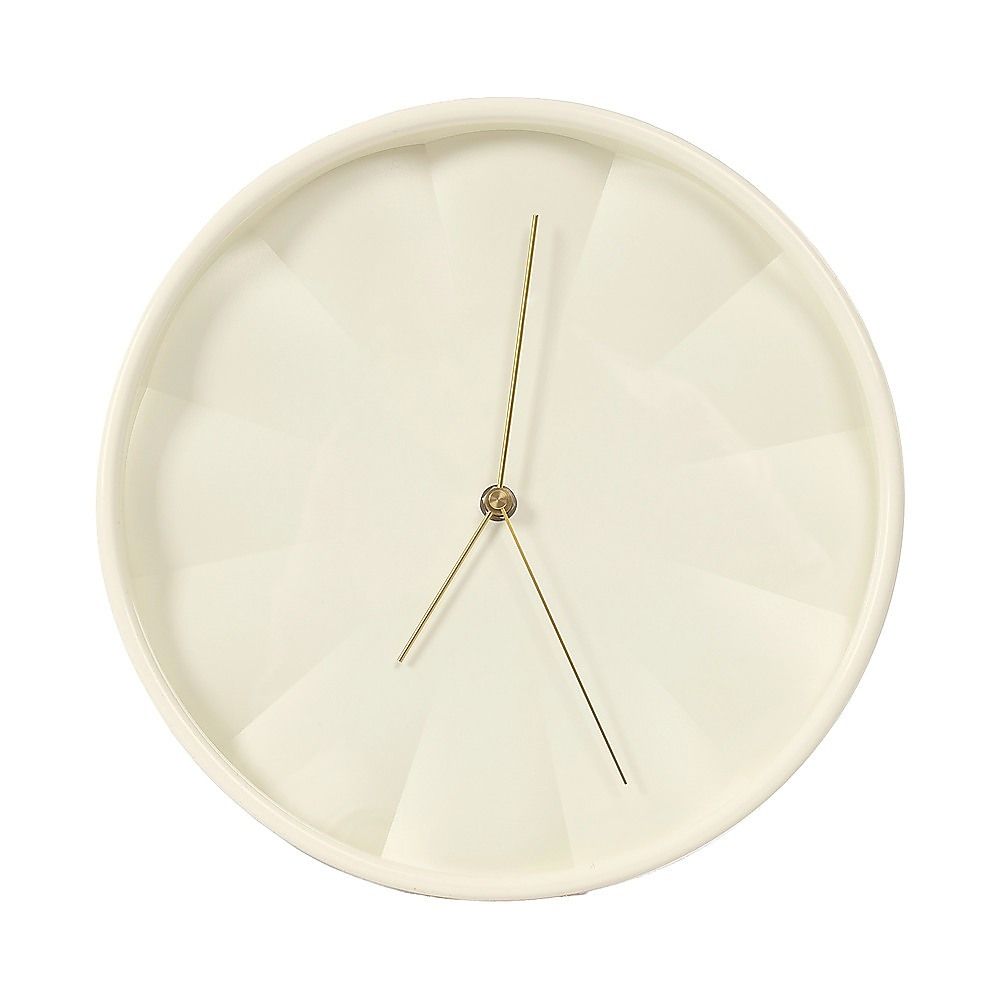 30cm Round Wall Clock Silent Sweep Modern ABS Frame V63-955091