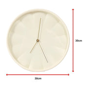 30cm Round Wall Clock Silent Sweep Modern ABS Frame V63-955091