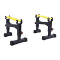 2x Deadlift Sling Racks Barbell Jack Squat Wedge V63-955101