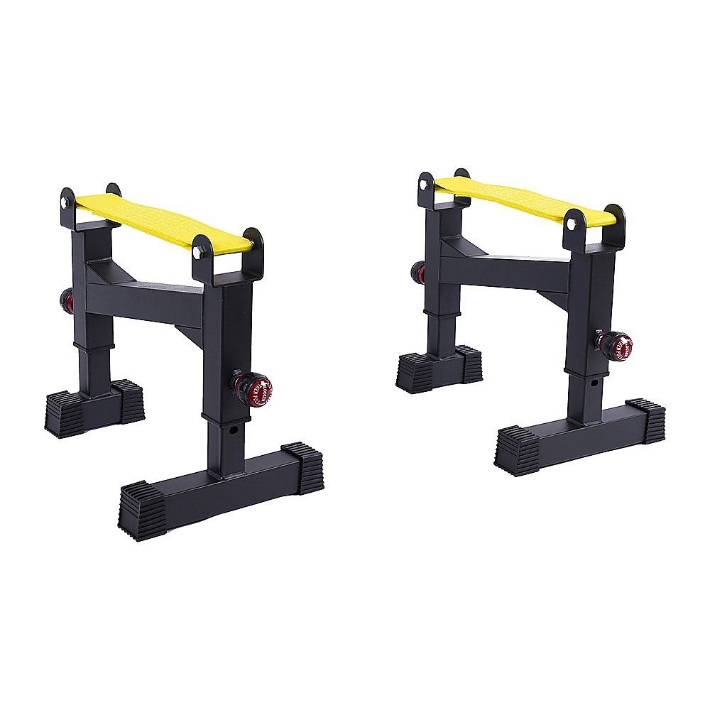 2x Deadlift Sling Racks Barbell Jack Squat Wedge V63-955101