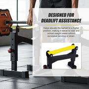 2x Deadlift Sling Racks Barbell Jack Squat Wedge V63-955101
