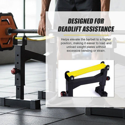 2x Deadlift Sling Racks Barbell Jack Squat Wedge V63-955101