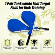 1 Pair Taekwondo Foot Target Pads for Kick Training V63-955111