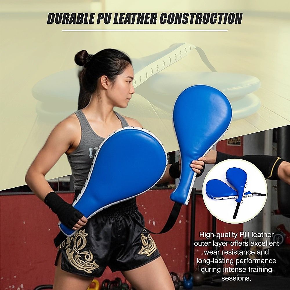 1 Pair Taekwondo Foot Target Pads for Kick Training V63-955111