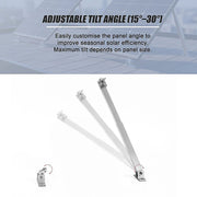 2 Set Adjustable Solar Panel Tilt Mount Brackets V63-955191