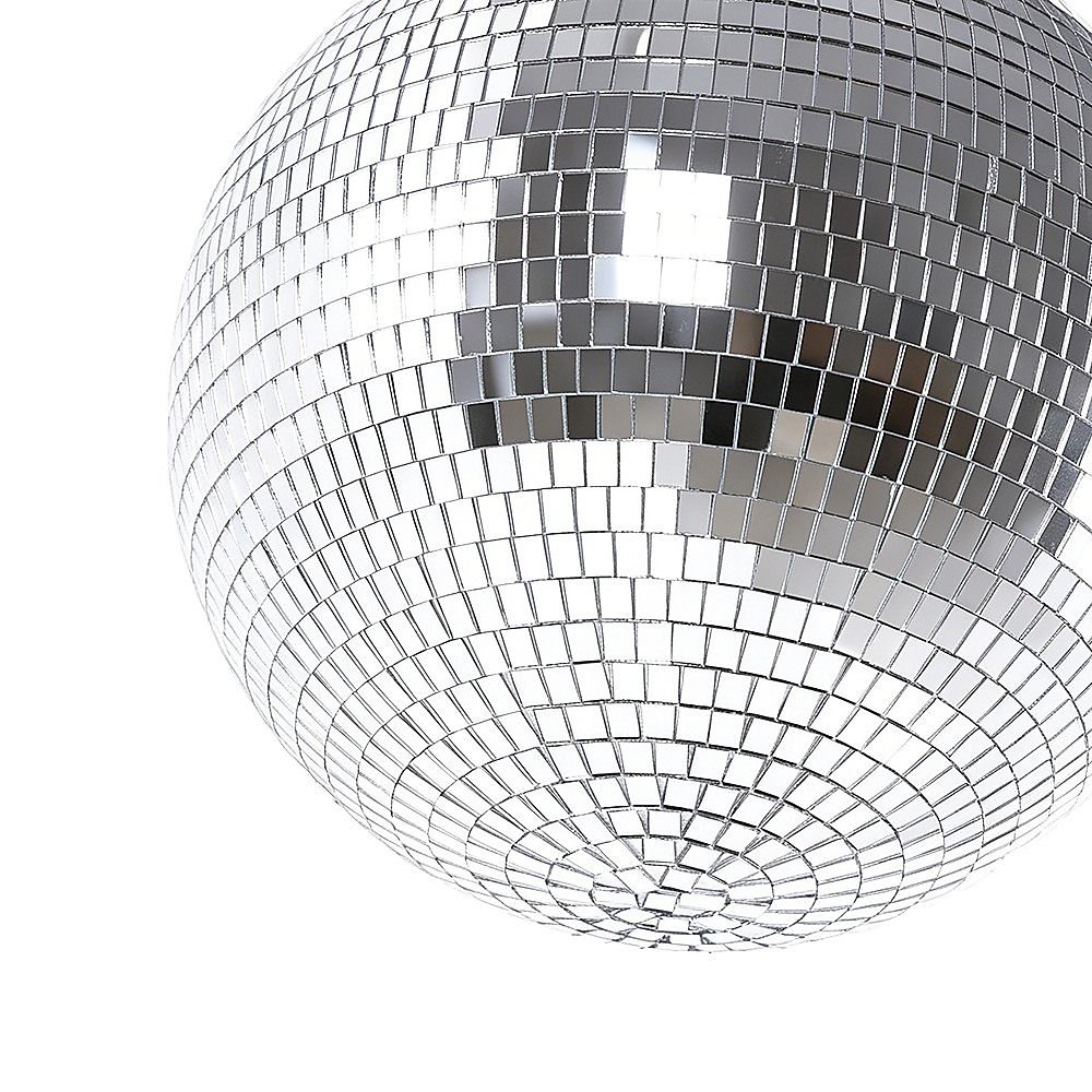 Silver Mirror Disco Ball Hanging DJ Party Decor V63-955211