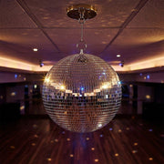 Silver Mirror Disco Ball Hanging DJ Party Decor V63-955211