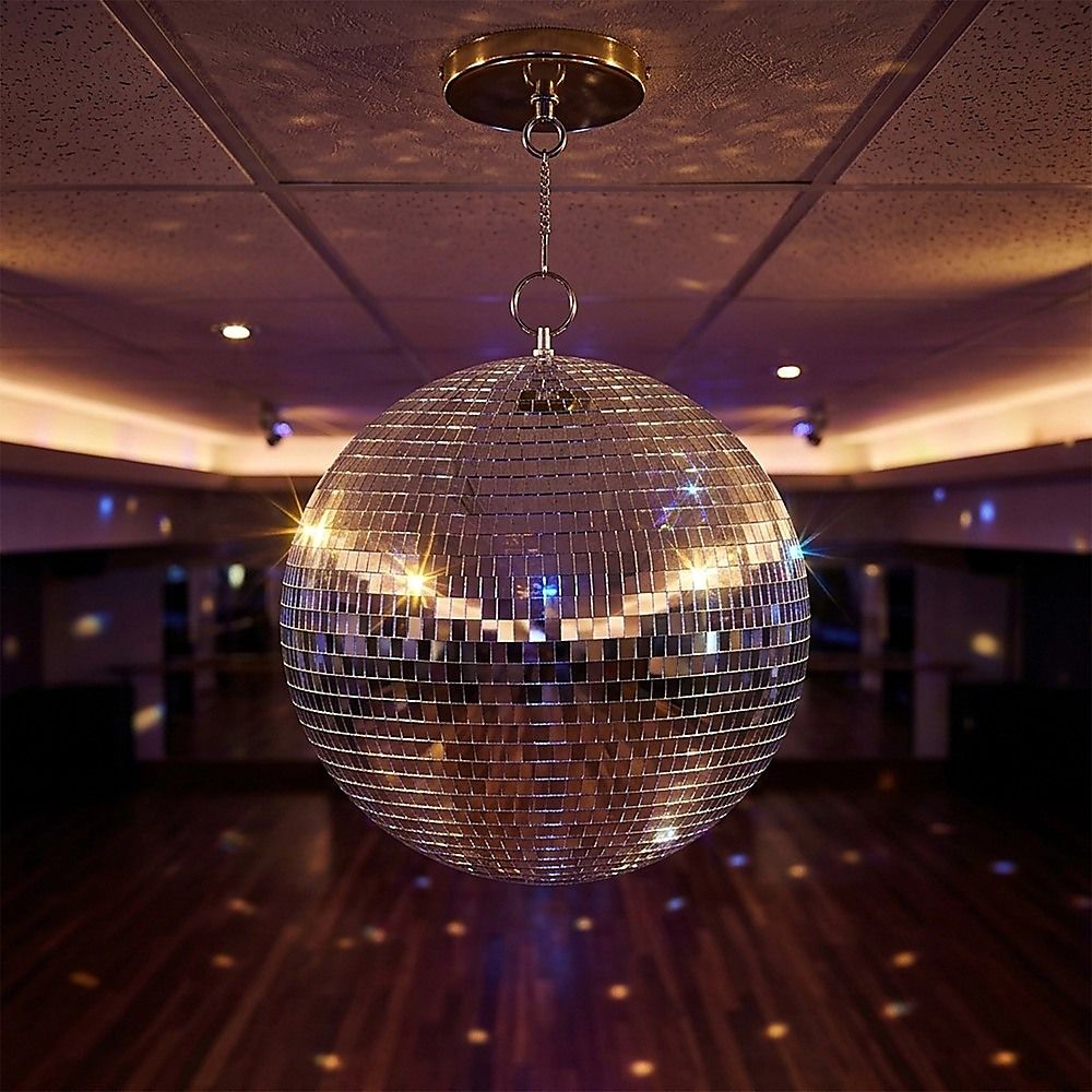 Silver Mirror Disco Ball Hanging DJ Party Decor V63-955211