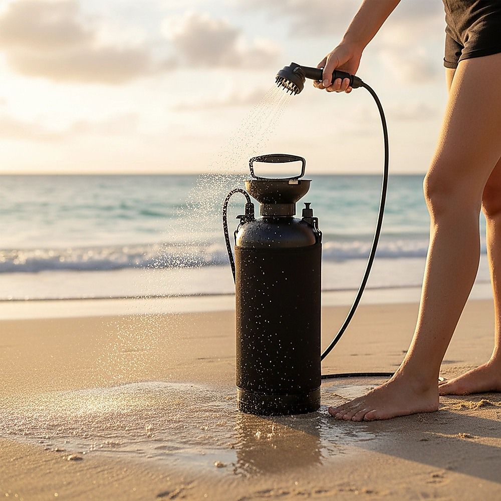 Portable 12L Camping Shower - 10 Spray Modes & Lock Switch V63-955241