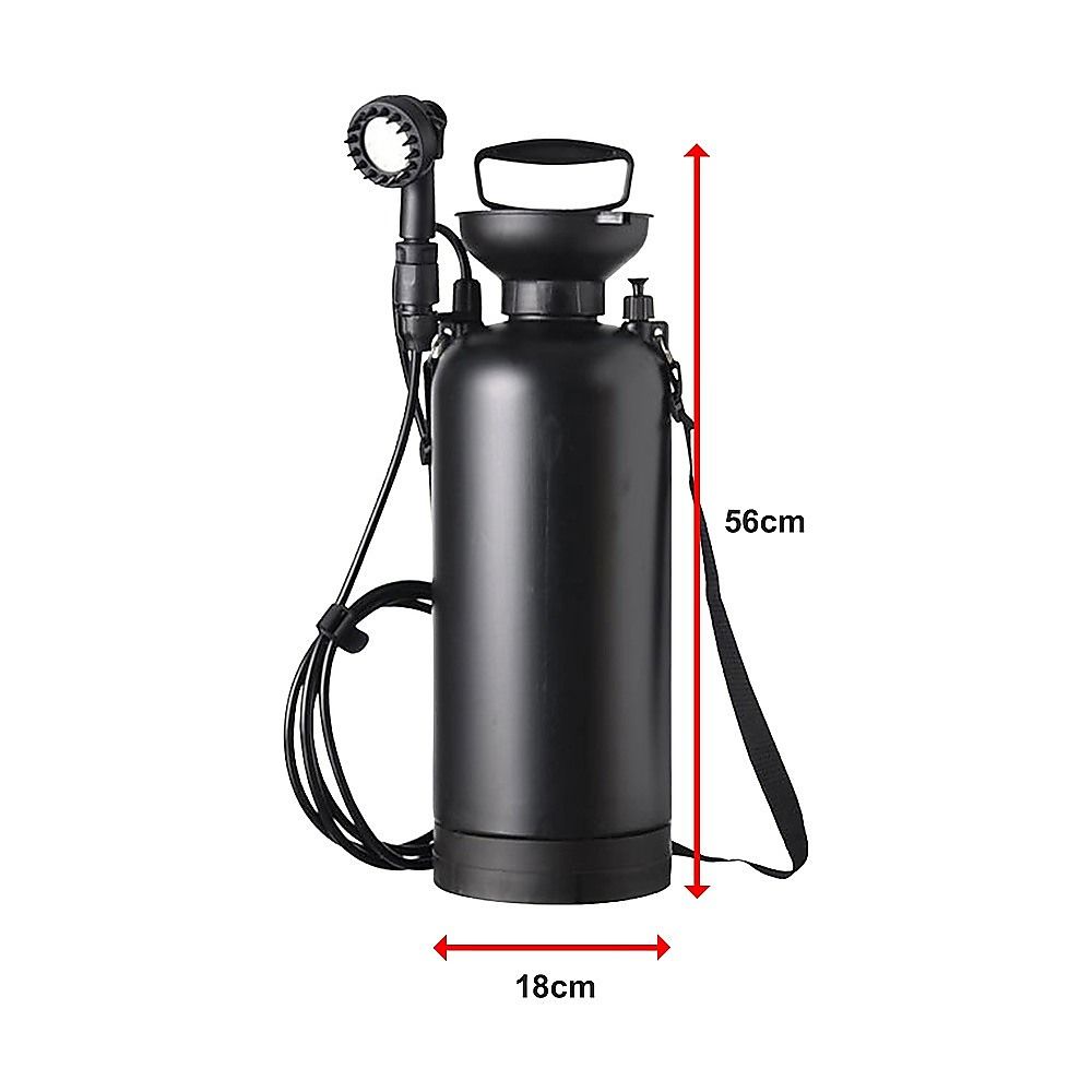 Portable 12L Camping Shower - 10 Spray Modes & Lock Switch V63-955241