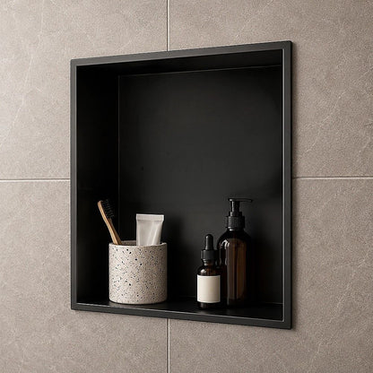 Stainless Steel Shower Niche 32x32cm Shelf Insert Wall Recessed V63-955281