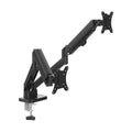 Dual Arm Monitor Desk Mount Bracket Spring Assisted 17-32 Inch Full Motion V63-955291