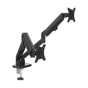 Dual Arm Monitor Desk Mount Bracket Spring Assisted 17-32 Inch Full Motion V63-955291