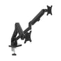 Dual Arm Monitor Desk Mount Bracket Spring Assisted 17-32 Inch Full Motion V63-955291