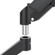 Dual Arm Monitor Desk Mount Bracket Spring Assisted 17-32 Inch Full Motion V63-955291