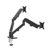 Dual Arm Monitor Desk Mount Bracket Spring Assisted 17-32 Inch Full Motion V63-955291