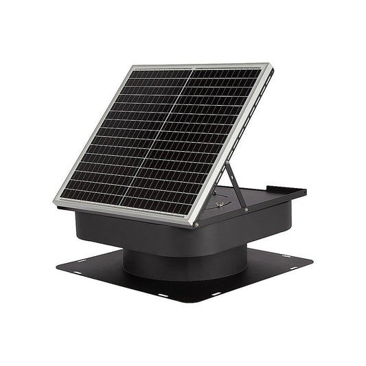 30W Solar Roof Vent Fan Exhaust Attic Ventilation for Home Garage Van V63-955311