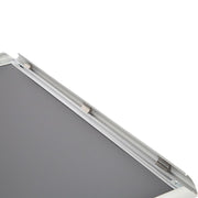 A0 2pc Aluminium Snap Poster Frame Wall Mount Sign Holder Silver V63-955331