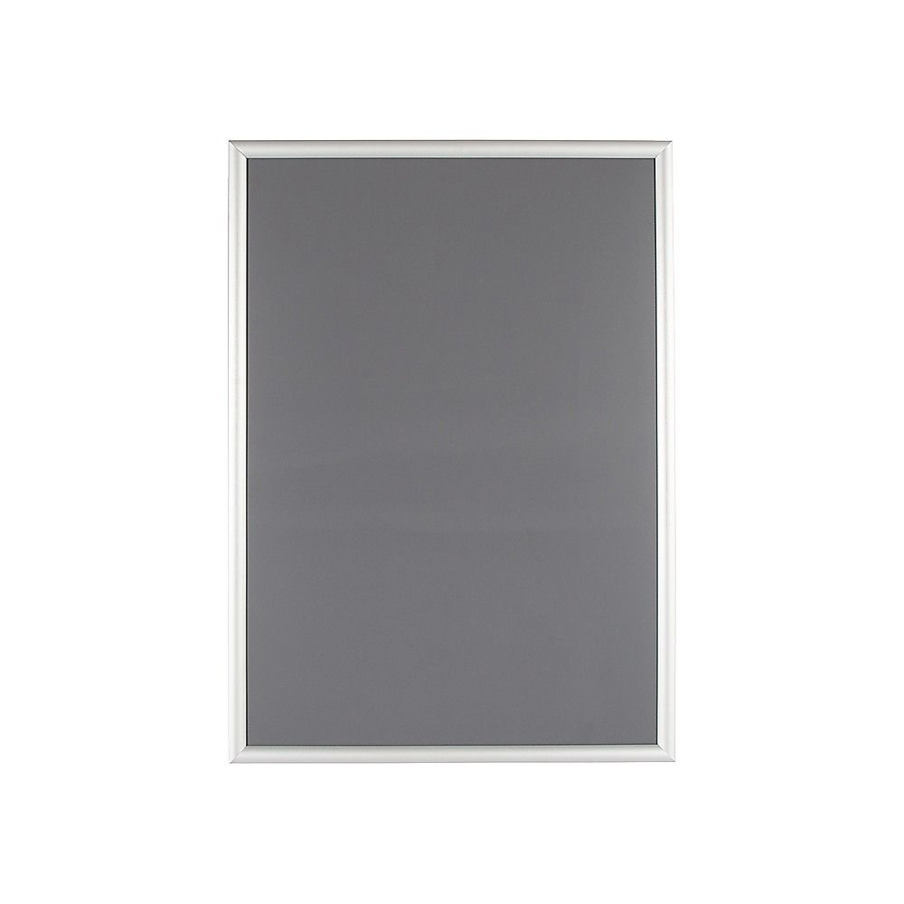 A1 2pc Aluminium Snap Poster Frame Wall Mount Sign Holder Silver V63-955341