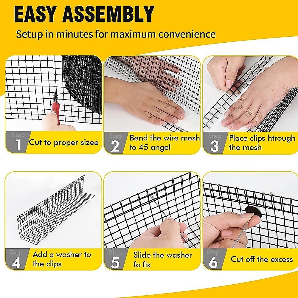 30m Solar Panel Bird Proofing Kit Stainless Steel Mesh V63-955381