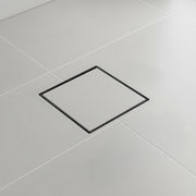 15x15cm Square Shower Drain with Removable Tile Insert Grate - Matte Black 304SS, CUPC Certified for Modern V63-955531