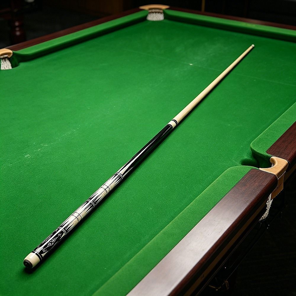 57" 2-Piece Maple Wood Billiard Pool Cue Sticks 19oz with Free Carry Bag for Smooth Control and Accuracy V63-957601