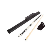 57" 2-Piece Maple Wood Billiard Pool Cue Sticks 19oz with Free Carry Bag for Smooth Control and Accuracy V63-957601