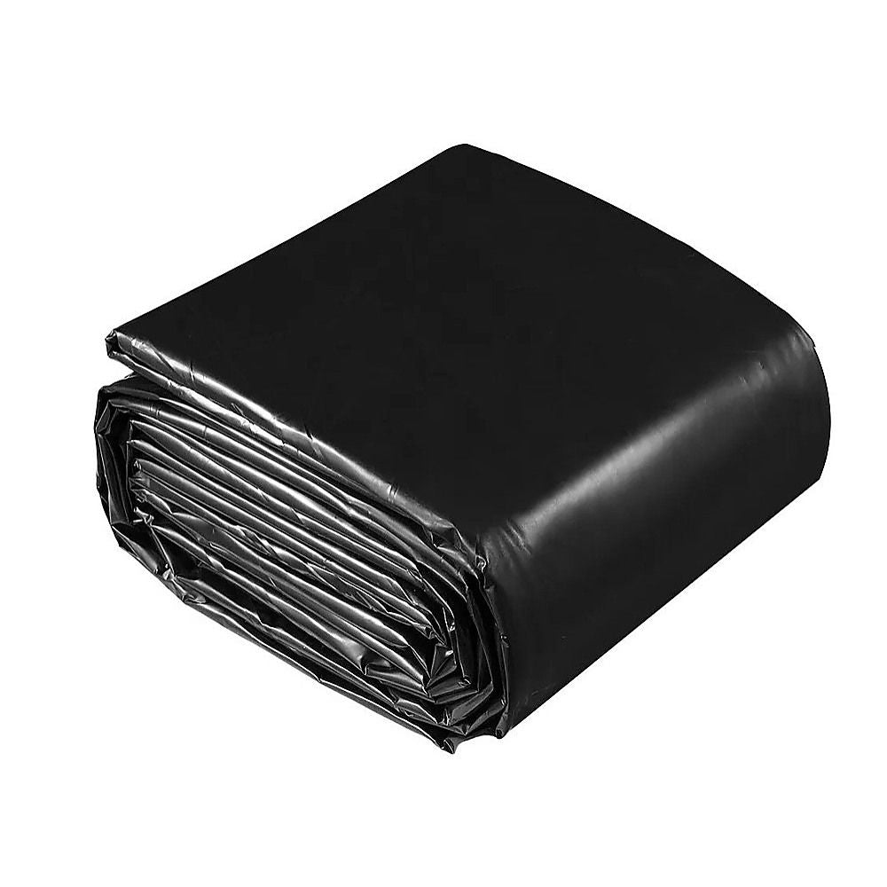 LDPE Pond Liner 6 x 8M 0.5mm Heavy Duty Flexible Water Garden Liner for Fish Ponds Waterfalls and Landscaping V63-957701