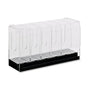 6 Slot Booster Pack Dispenser Acrylic Stackable Card Pack Display with Black Base for TCG Retail Storage V63-957731