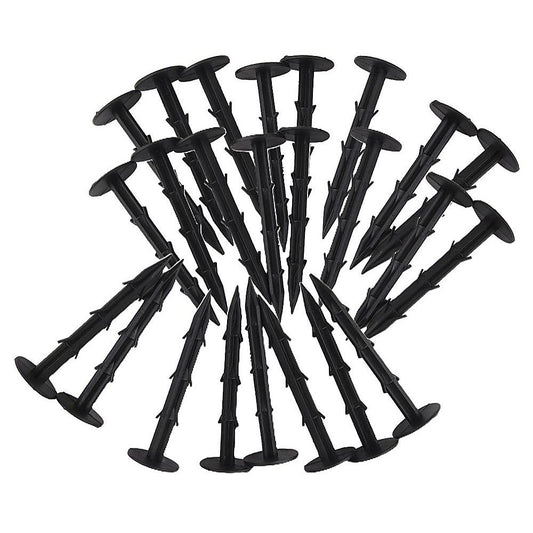 Grass Pegs 500 Pack Plastic Lawn Turf Weed Mat Pins Stakes Ground Anchor Fastening For Garden Landscaping Use V63-957821