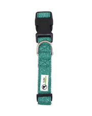 Bling Glitter Overlay Nylon Dog Collar Breakaway Buckle - Moondidley Pets X- Small Turquoise V631-MDPCOLBLIXSTUR