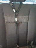 Dog Seatbelt Headrest Restraint Safety Travel - Moondidley Pets Black V631-MDPHRSBBK