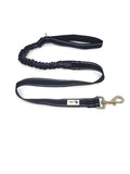 Bungee Dog Lead Nylon w/Reflective Stitching - Moondidley Pets Black V631-MDPLDBUNBLK
