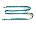Multi Dog Lead - Nylon w/Reflective Stitching - Double Clip ,Coupler, Waist Belt, Short/Long, Quicktie - V631-MDPLDMUL20TUR