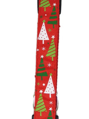 Christmas Dog Leashes 1.2m - Moondidley Pets Red Xmas Tree V631-MDPLDXMA1.2TRE