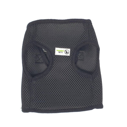 Vest Harness Pet Dog-Cat Step-in Velcro and Buckle Attachments - Moondidley Pets Small Black V631-MDPVESTSBLK
