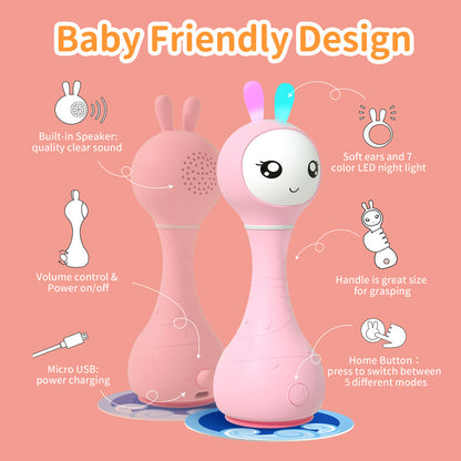 Alilo Smarty Rattle R1 Pink V632-ALILO1734