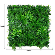 Luxury Green Tropics Vertical Garden/Green Wall UV Resistant 100cm x 100cm V637-1005798