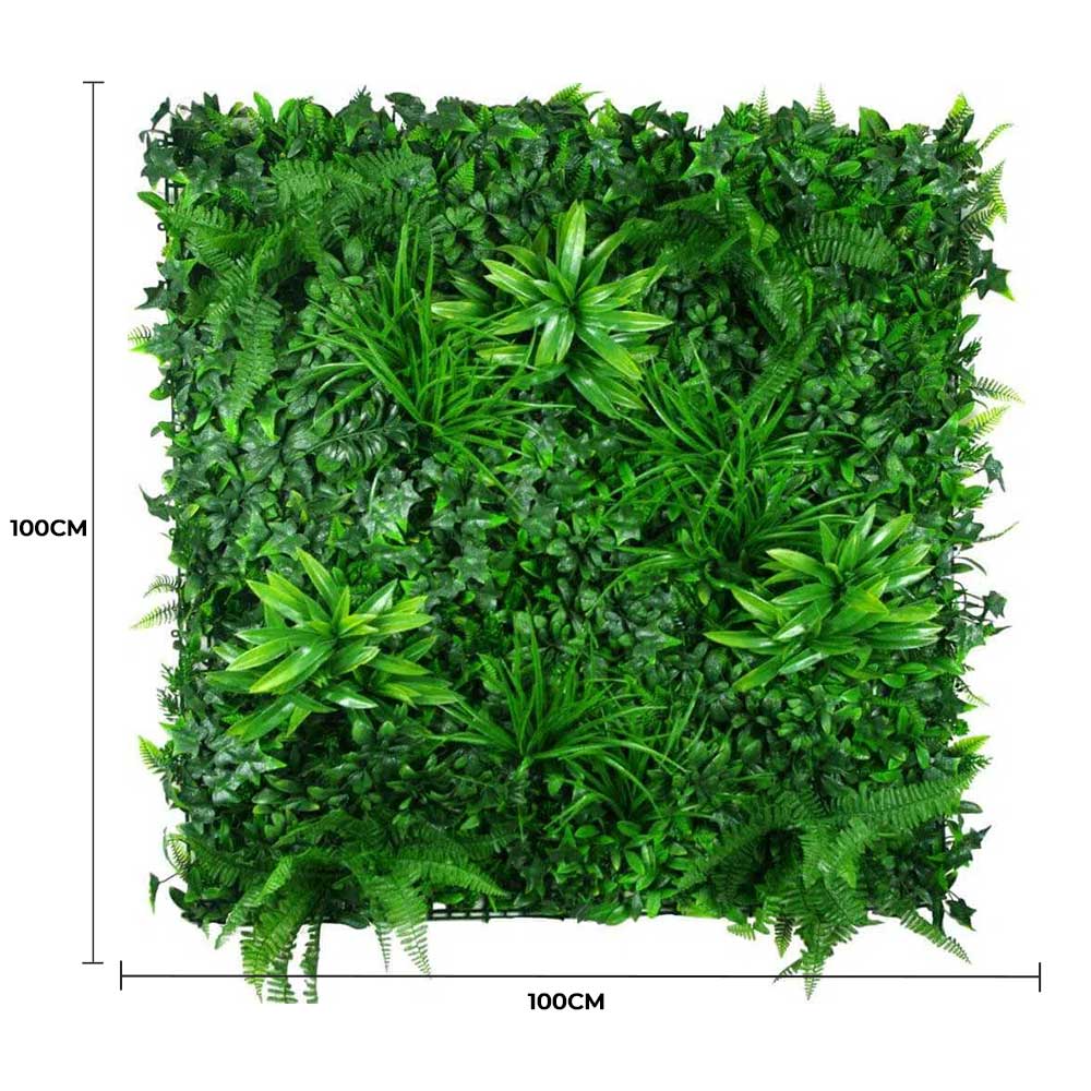 Luxury Green Tropics Vertical Garden/Green Wall UV Resistant 100cm x 100cm V637-1005798