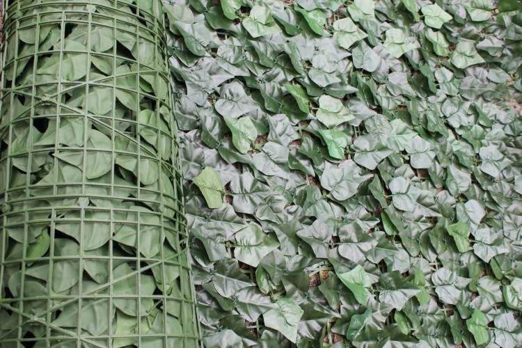Artificial Ivy Leaf Hedging 3M x 1M Roll (Fake Ivy Roll) V637-1006477